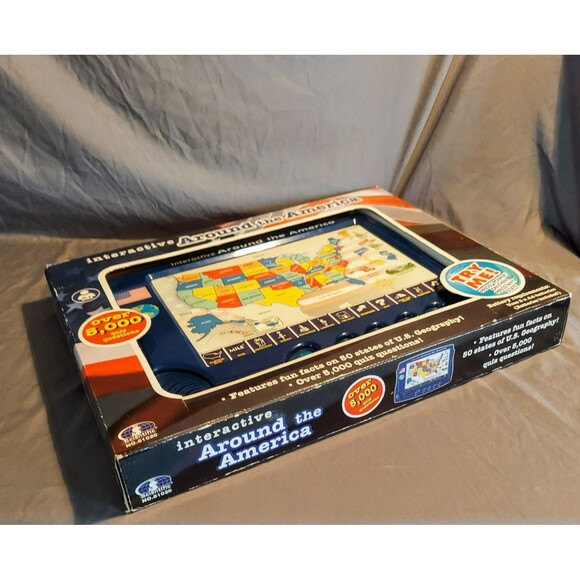 Scientific Toy AROUND THE UNITED STATES INTERACTIVE QUIZ PAD 5000+ Question GAME - Picture 6 of 11